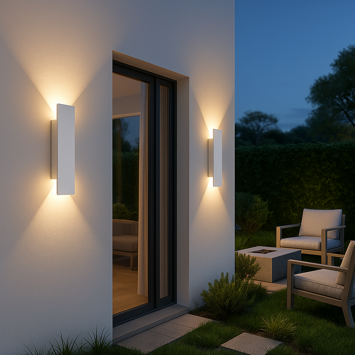 Outdoor Wall Light Vertical Bar Up and Down LED Sconce