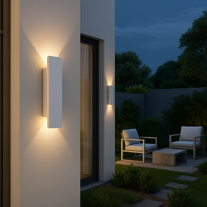 Outdoor Wall Light Vertical Bar Up and Down LED Sconce