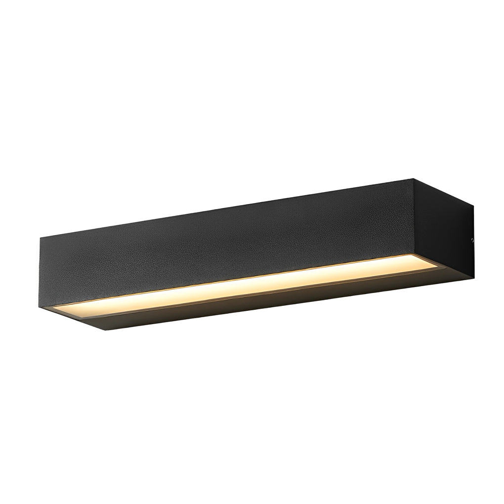 Outdoor Wall Mounted Lamp - Horizontal Rectangular Bar Light