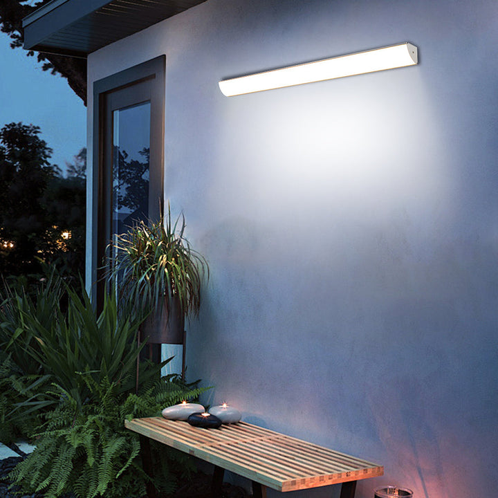 Outdoor Wall Mounted Lamp - Linear Bar LED Shade
