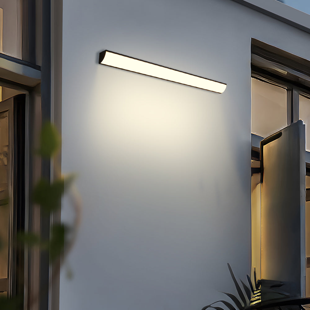 Outdoor Wall Mounted Lamp - Linear Bar LED Shade