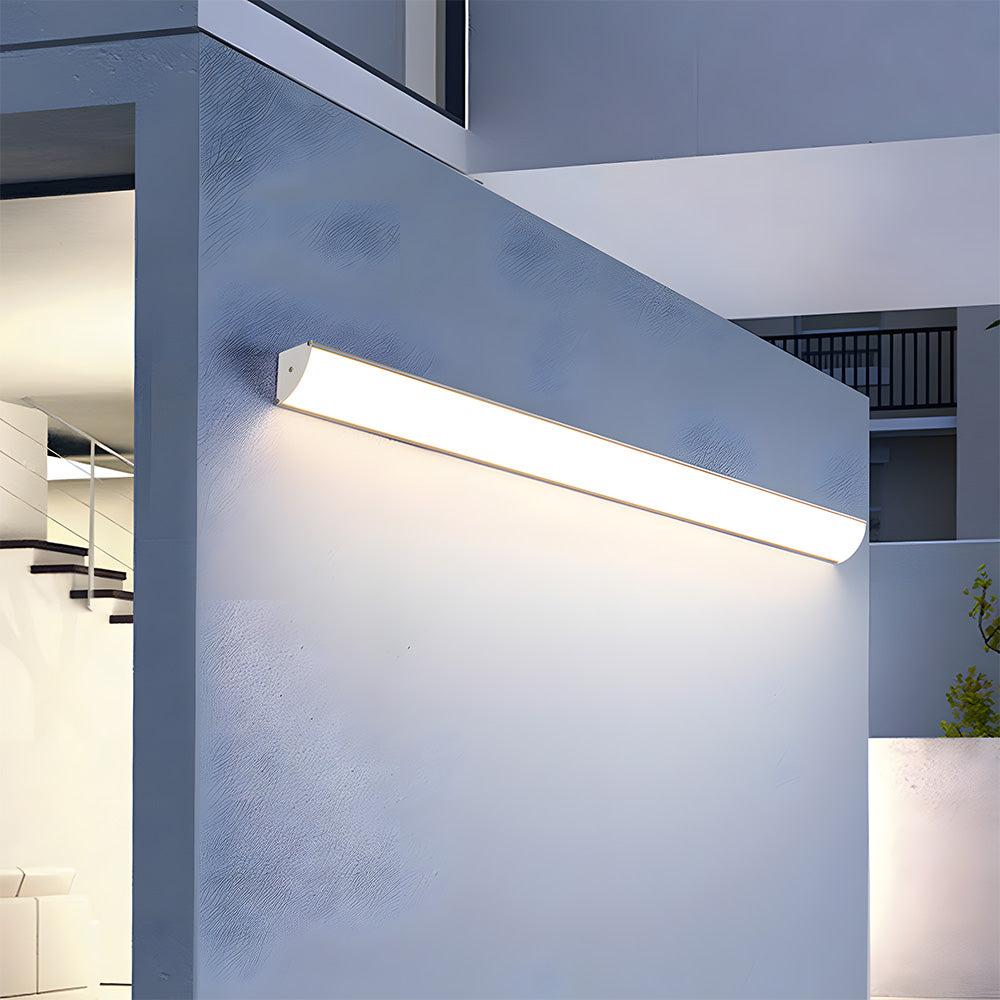 Outdoor Wall Mounted Lamp - Linear Bar LED Shade