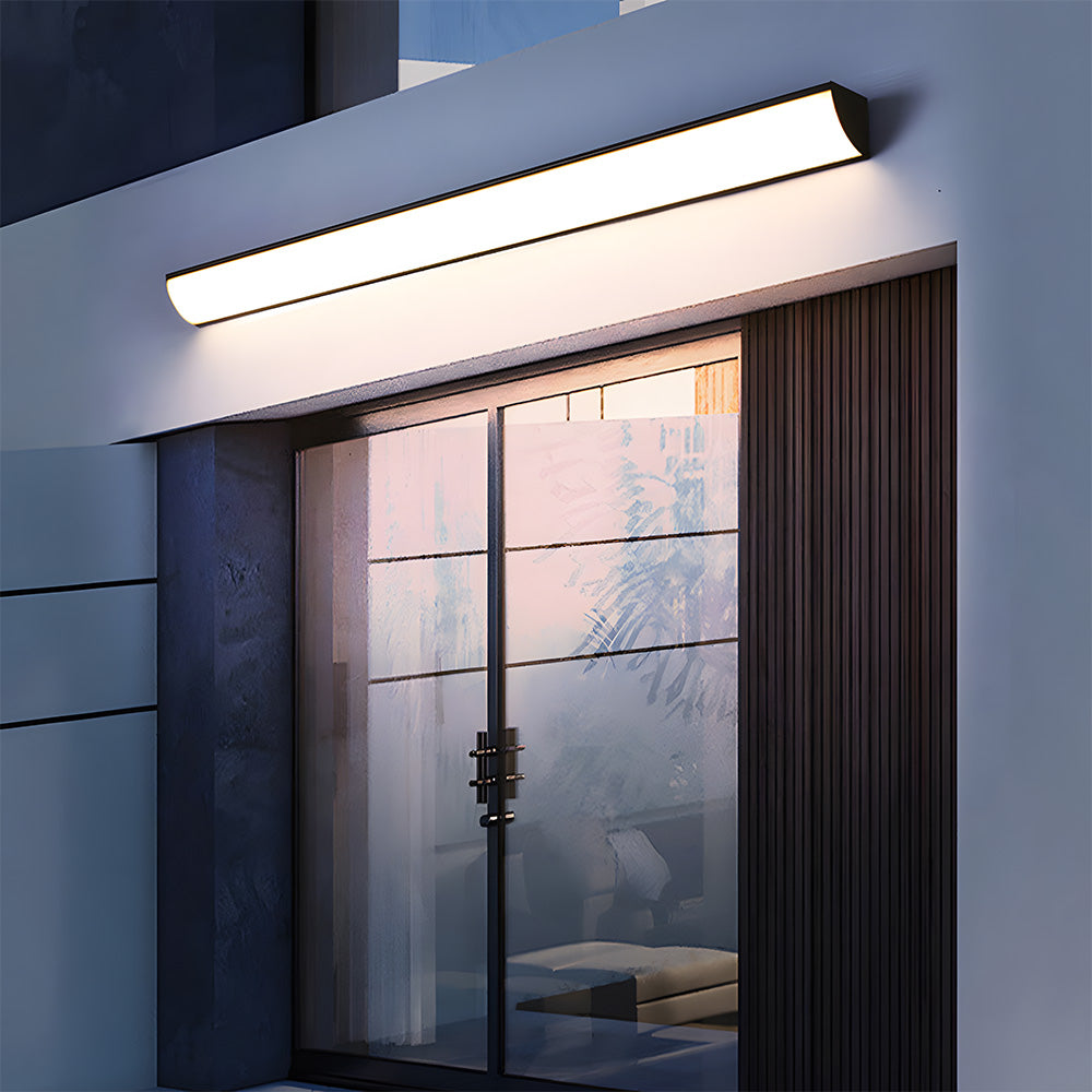 Outdoor Wall Mounted Lamp - Linear Bar LED Shade