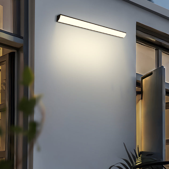 Outdoor Wall Mounted Lamp - Linear Bar LED Shade