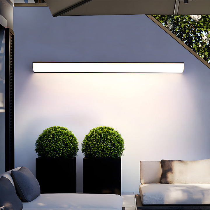 Outdoor Wall Mounted Lamp - Linear Bar LED Shade