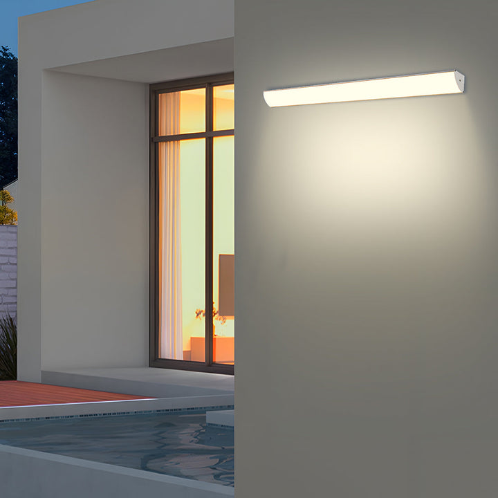 Outdoor Wall Mounted Lamp - Linear Bar LED Shade