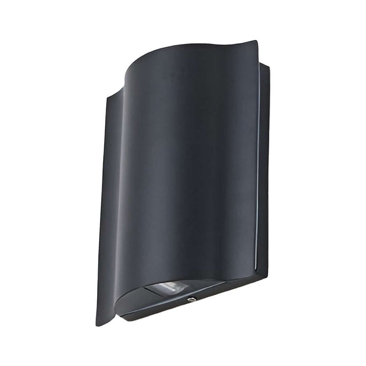 Outdoor Wall Mounted Lamp - Ribbed Cylinder Up and Down Light