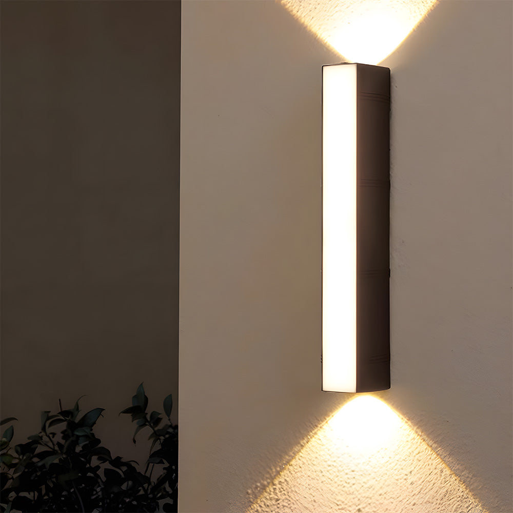 Outdoor Wall Mounted Lamp - Vertical Bar Up and Down Light