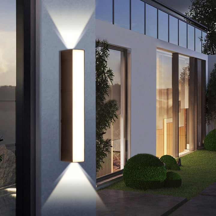 Outdoor Wall Mounted Lamp - Vertical Bar Up and Down Light
