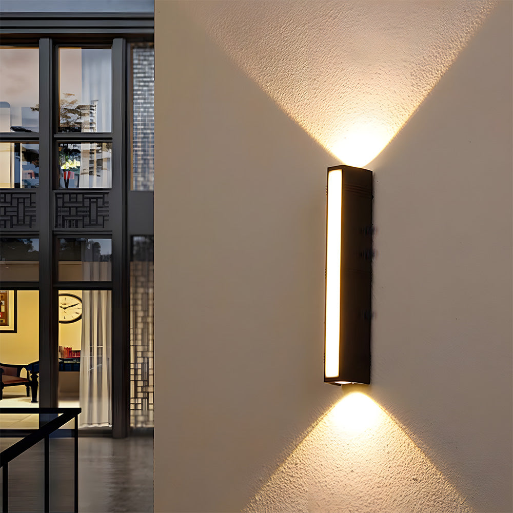 Outdoor Wall Mounted Lamp - Vertical Bar Up and Down Light
