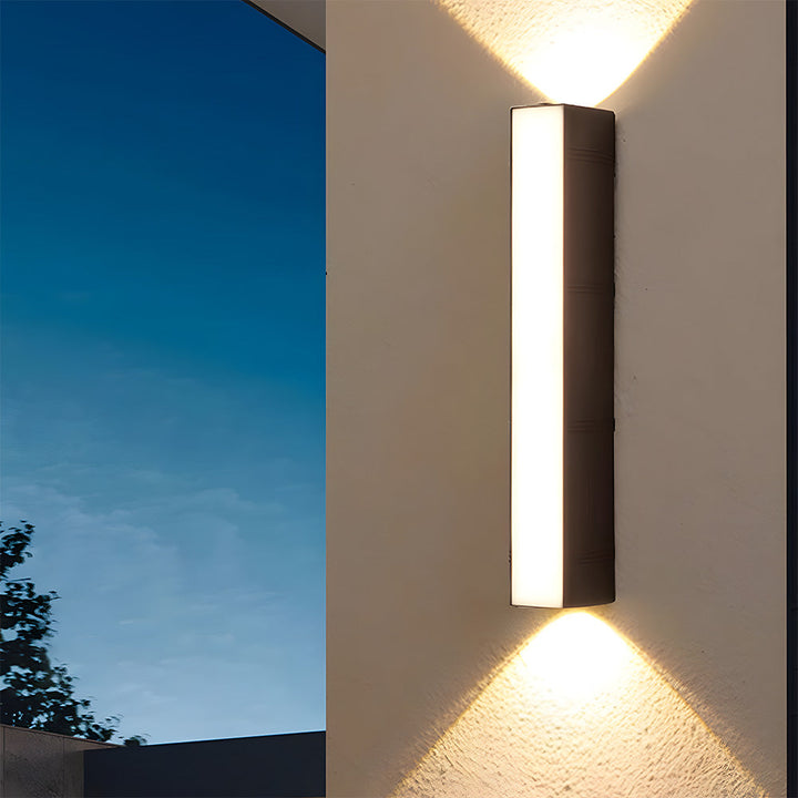 Outdoor Wall Mounted Lamp - Vertical Bar Up and Down Light
