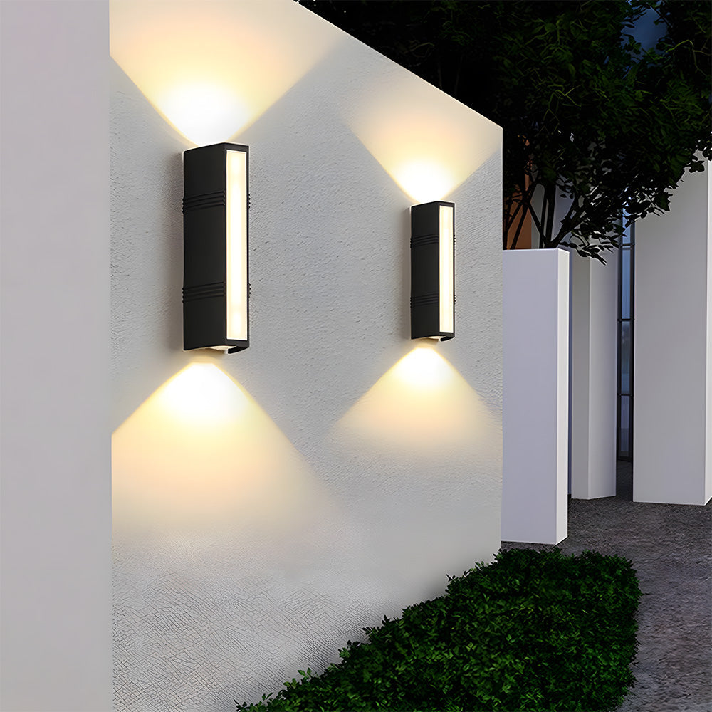 Outdoor Wall Mounted Lamp - Vertical Bar Up and Down Light