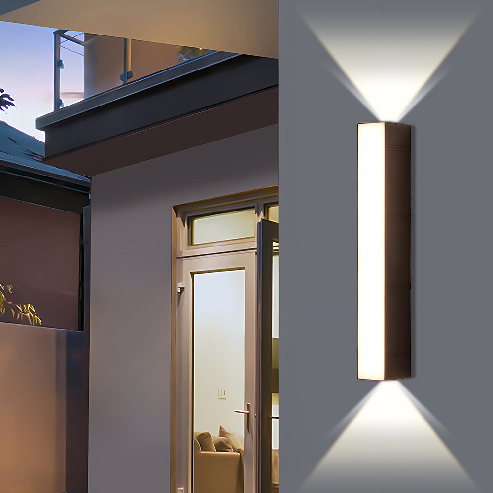 Outdoor Wall Mounted Lamp - Vertical Bar Up and Down Light
