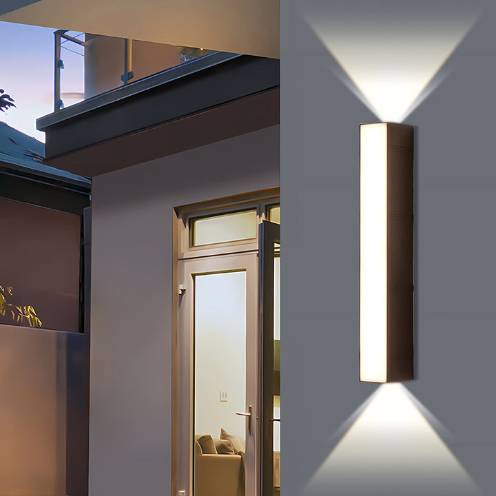 Outdoor Wall Mounted Lamp - Vertical Bar Up and Down Light