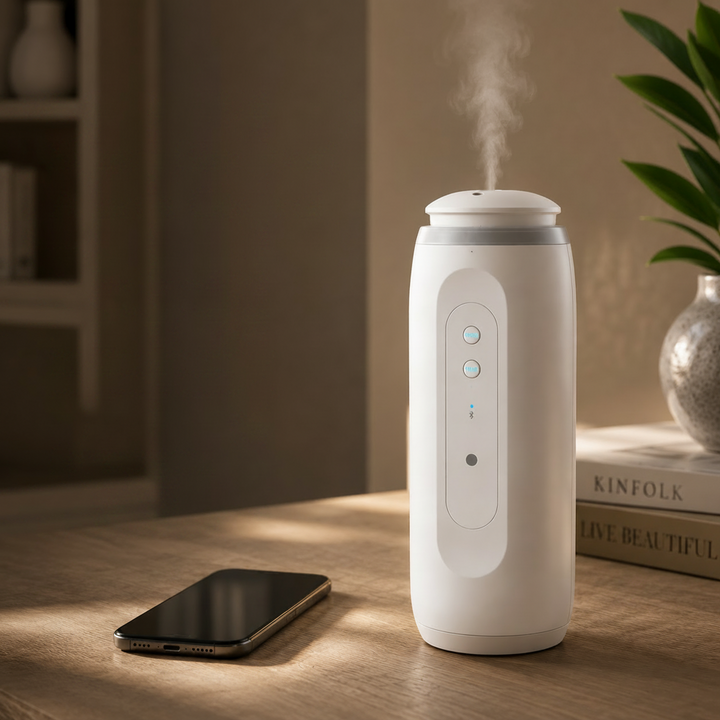 Plug In Aroma Diffuser Night Light Cylindrical Wall Unit
