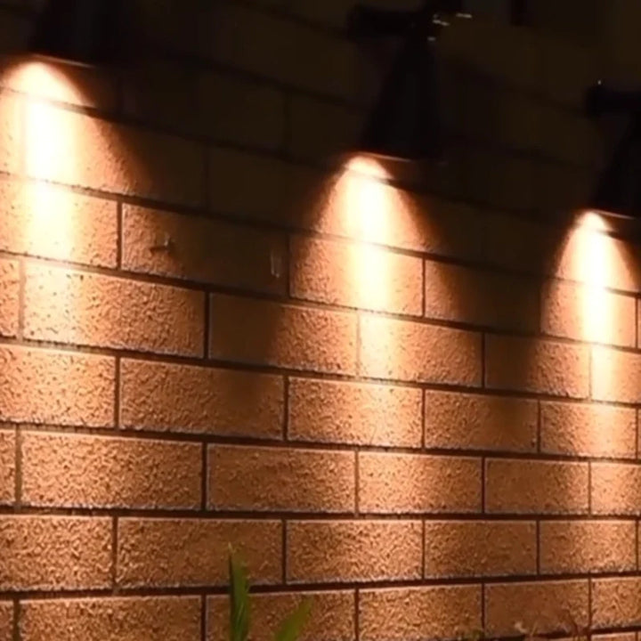 Solar Garden Spotlight - Outdoor LED Ground Stake Light with Solar Panel