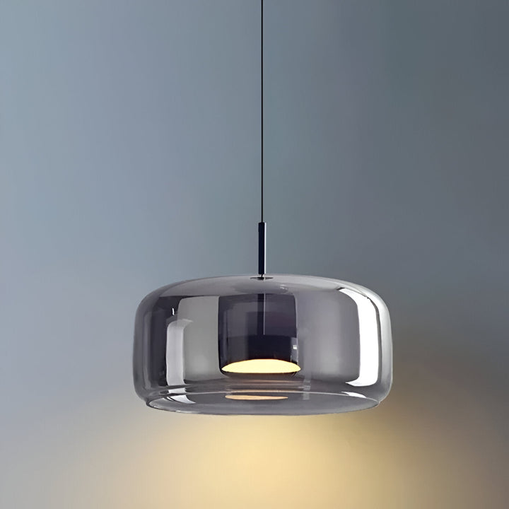 Suspension Pendant Lamp - Bell Shaped Shade with Inner Diffuser