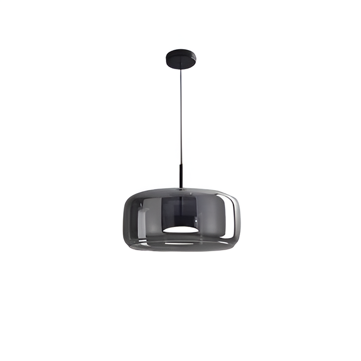 Suspension Pendant Lamp - Bell Shaped Shade with Inner Diffuser