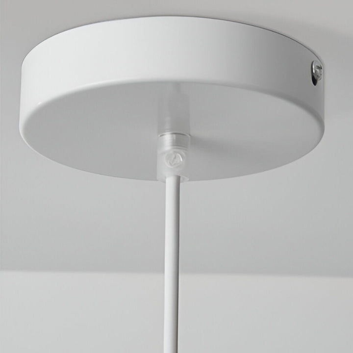 Suspension Pendant Lamp - Domed Pebble Shaped Shade