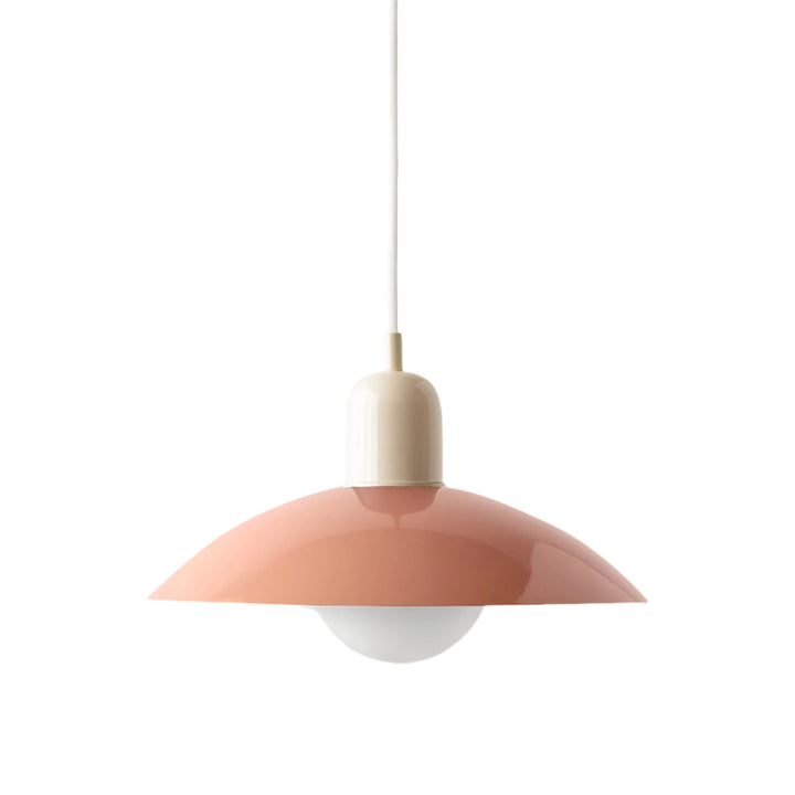 Suspension Pendant Lamp - Domed Shade with Globe