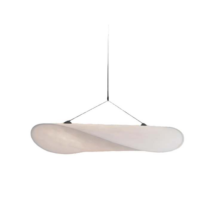 Suspension Pendant Lamp - Elongated Twisted Shade