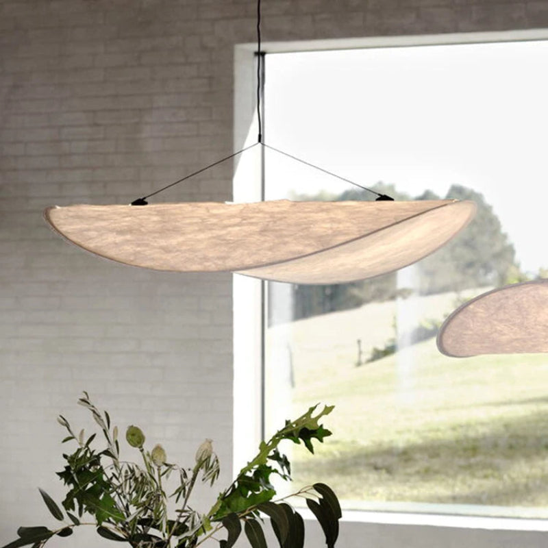 Suspension Pendant Lamp - Elongated Twisted Shade