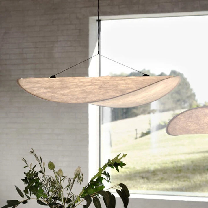 Suspension Pendant Lamp - Elongated Twisted Shade