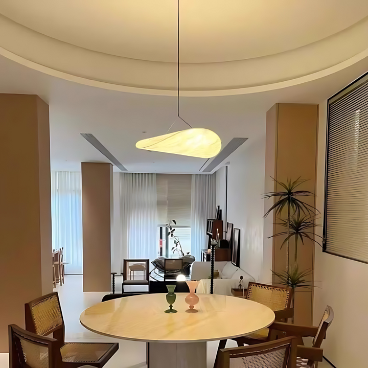 Suspension Pendant Lamp - Elongated Twisted Shade