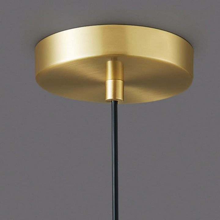 Suspension Pendant Lamp - Globe in Teardrop Loop