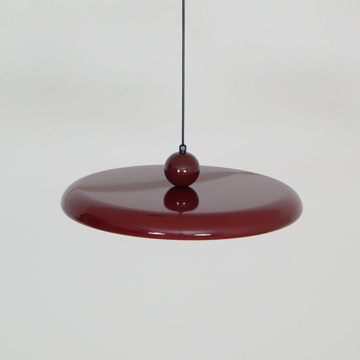 Swing Arm Pendant Ceiling Lamp Adjustable Metal Disc Shade