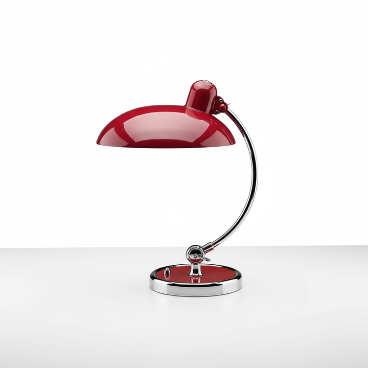 Table Lamp - Curved Arm with Dome Shade