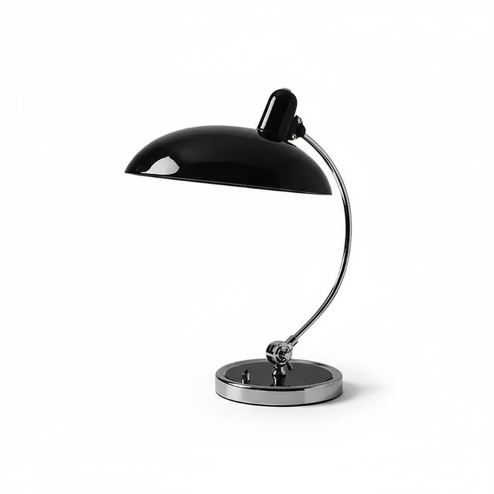 Table Lamp - Curved Arm with Dome Shade