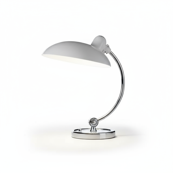 Table Lamp - Curved Arm with Dome Shade