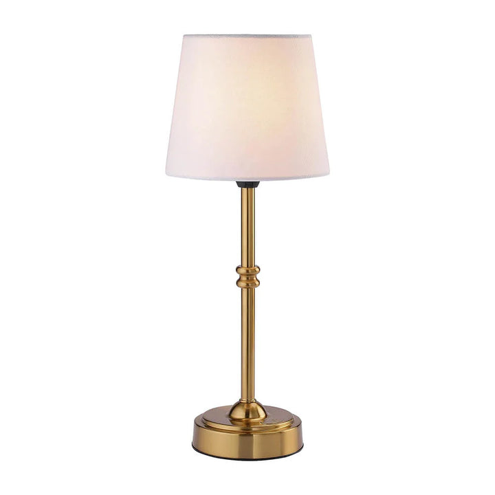 Table Lamp - Tapered Shade with Turned Stem
