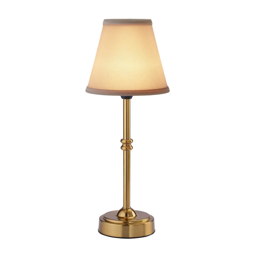 Table Lamp - Tapered Shade with Turned Stem