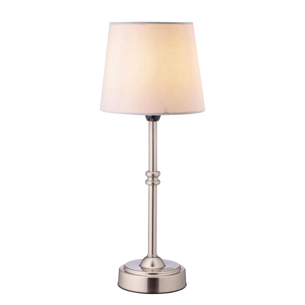 Table Lamp - Tapered Shade with Turned Stem