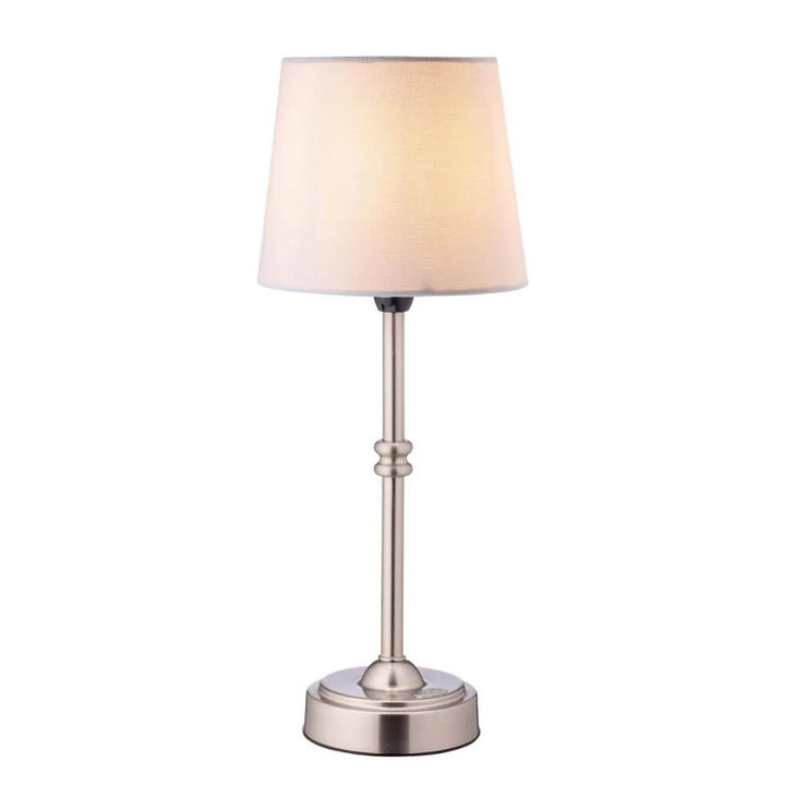 Table Lamp - Tapered Shade with Turned Stem