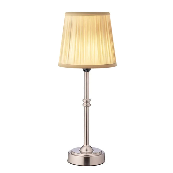 Table Lamp - Tapered Shade with Turned Stem