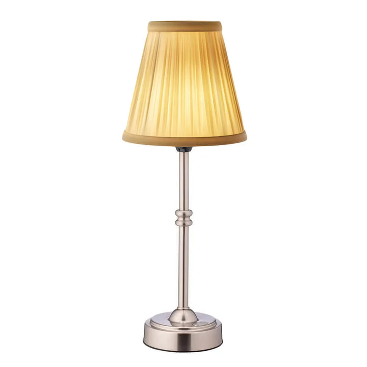 Table Lamp - Tapered Shade with Turned Stem