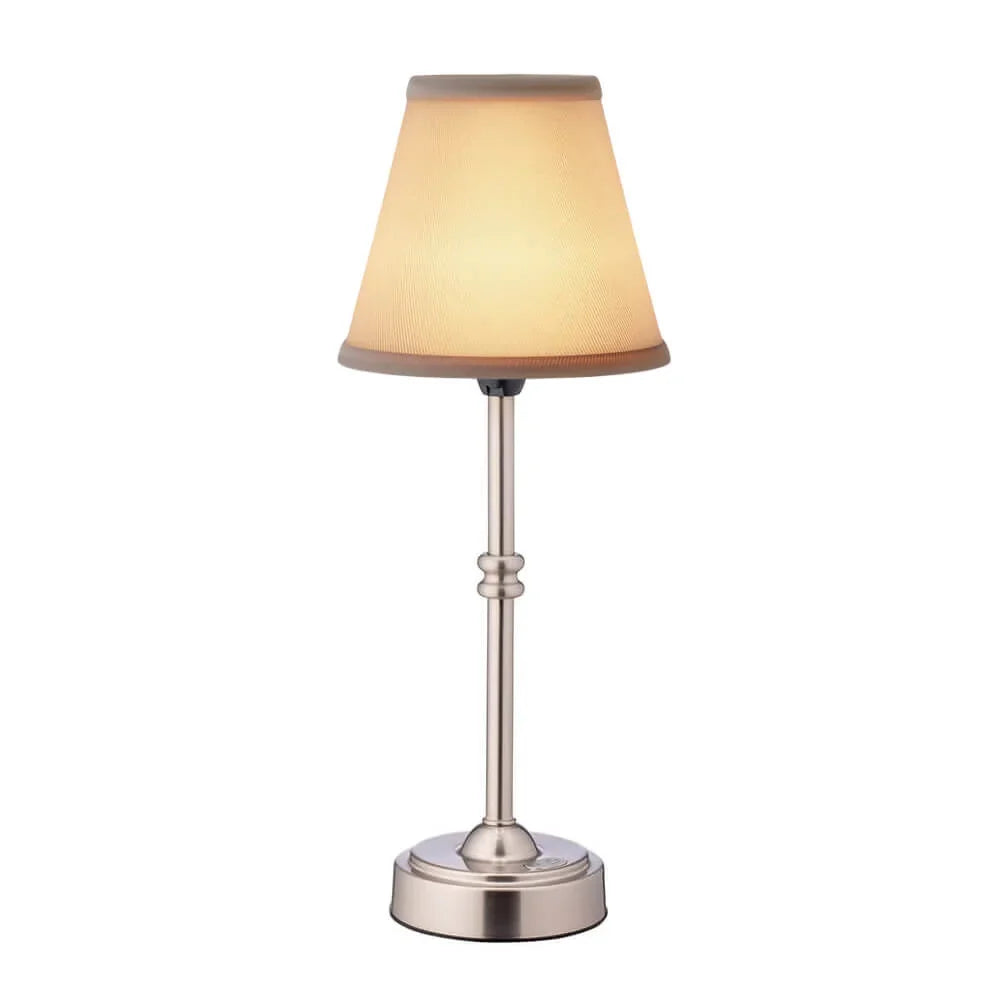 Table Lamp - Tapered Shade with Turned Stem