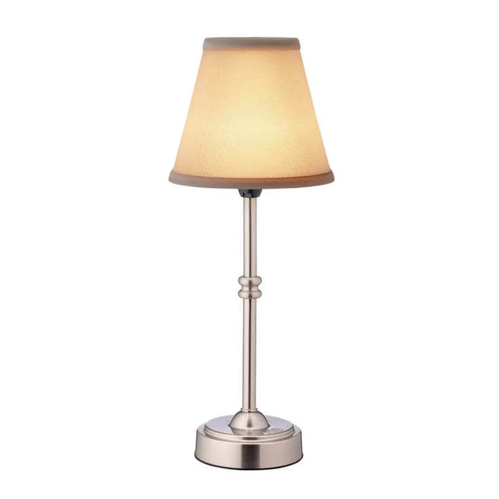 Table Lamp - Tapered Shade with Turned Stem