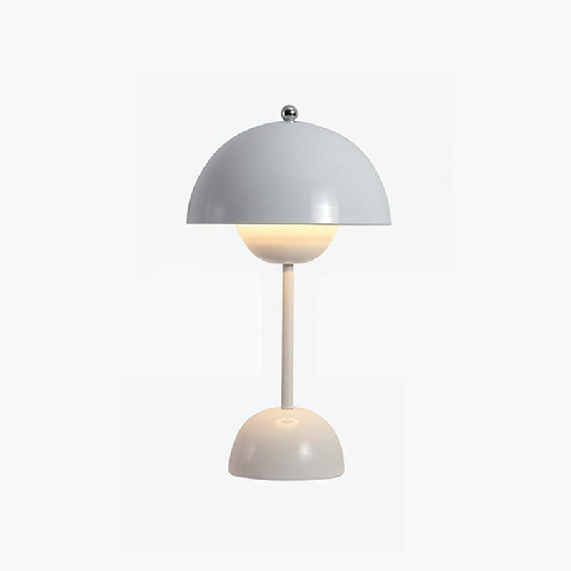 Table Lamp Dome Shade Mushroom Shape Rounded Base