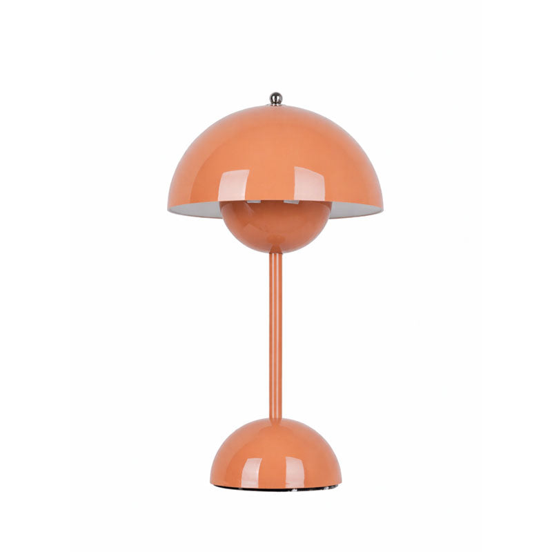 Table Lamp Dome Shade Mushroom Shape Rounded Base