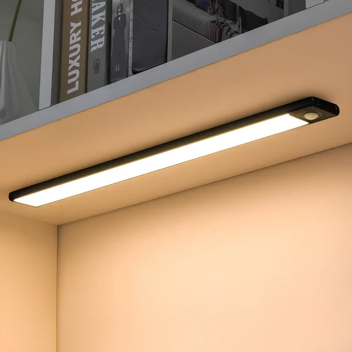 Under Cabinet Light with Motion Sensor - Rechargeable LED Closet Light Bar