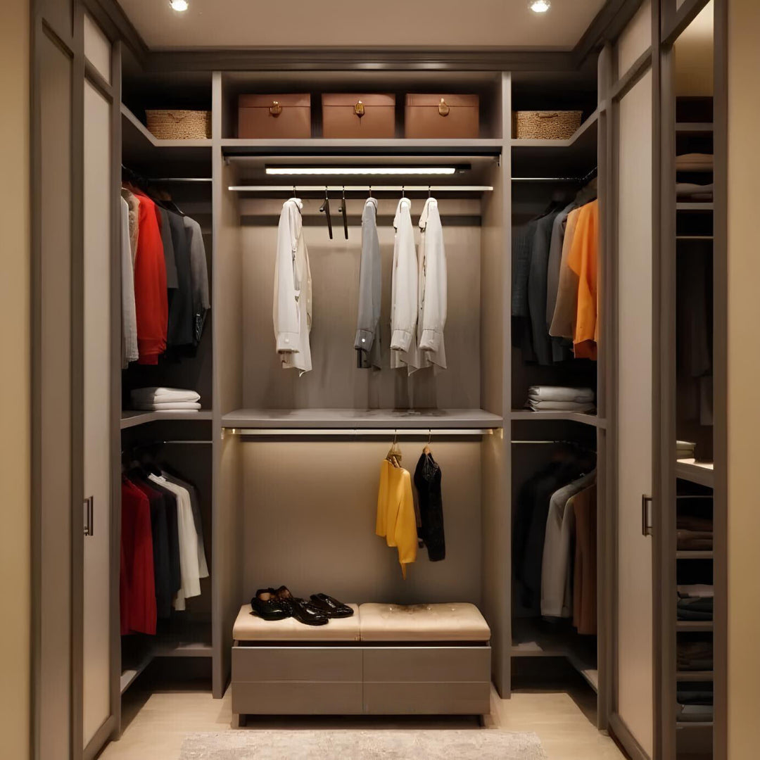 Under Cabinet Light with Motion Sensor - Rechargeable LED Closet Light Bar