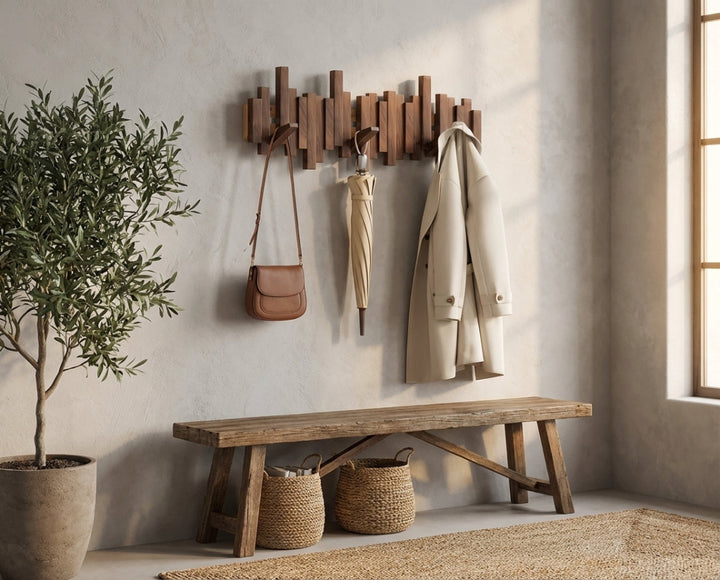 Wall Coat Rack - Fold-Out Hook Wall Rack