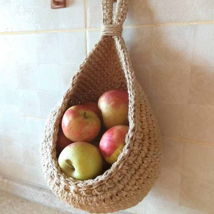 Wall Hanging Storage Basket - Teardrop Holder