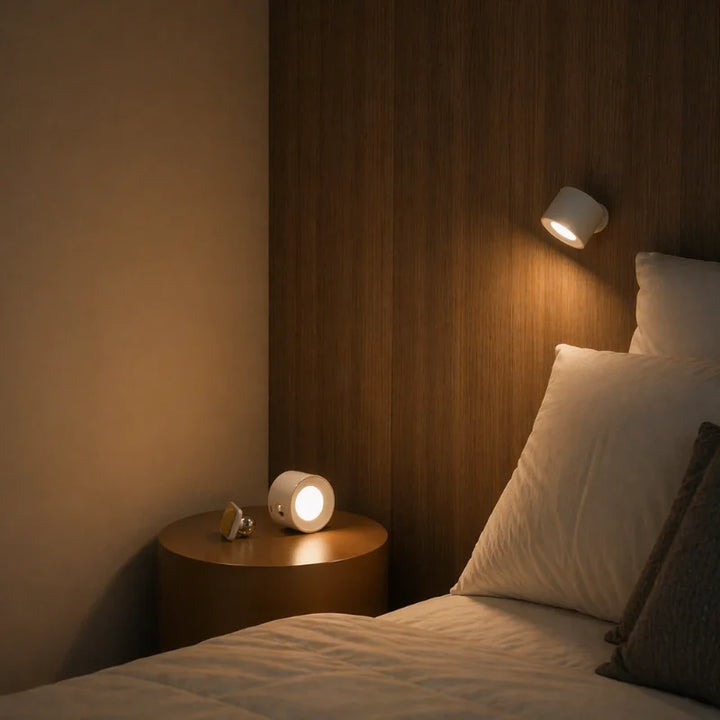 Wall Mounted LED Spot Lamp - Adjustable Round Head Accent Light