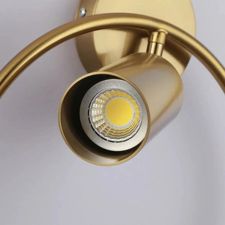 Wall Mounted Sconce Lamp - Cylinder Downlight in Ring Frame