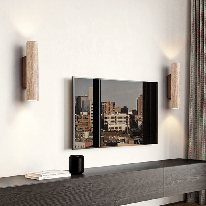 Wall Mounted Sconce Lamp - Cylindrical Column Shade
